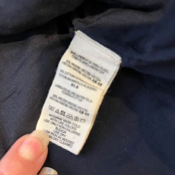 Free People Sundown Mini Dress Navy White Gold Embroidery Size Small - Picture 8 of 12